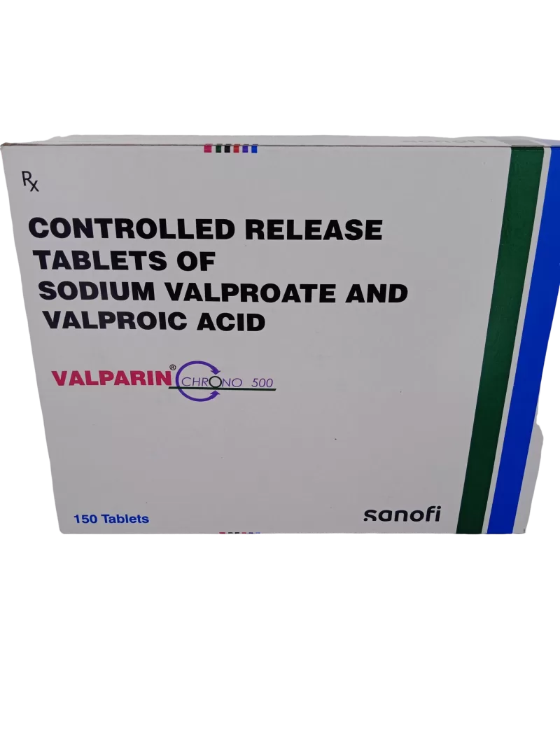 VALPARIN CHRONO 500 MG - 15 TABLETS