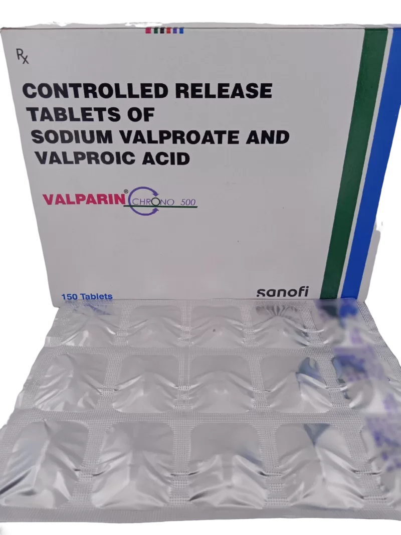VALPARIN CHRONO 500 MG - 15 TABLETS - Image 3
