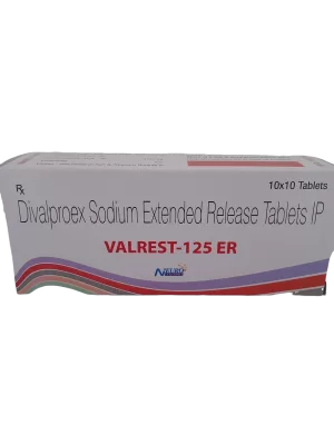 VALREST 125 ER - 10 TABLETS