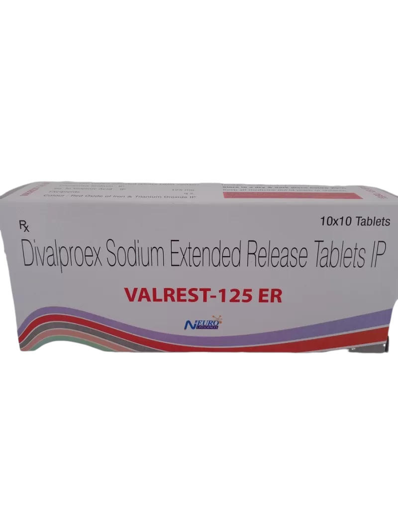 VALREST 125 ER - 10 TABLETS