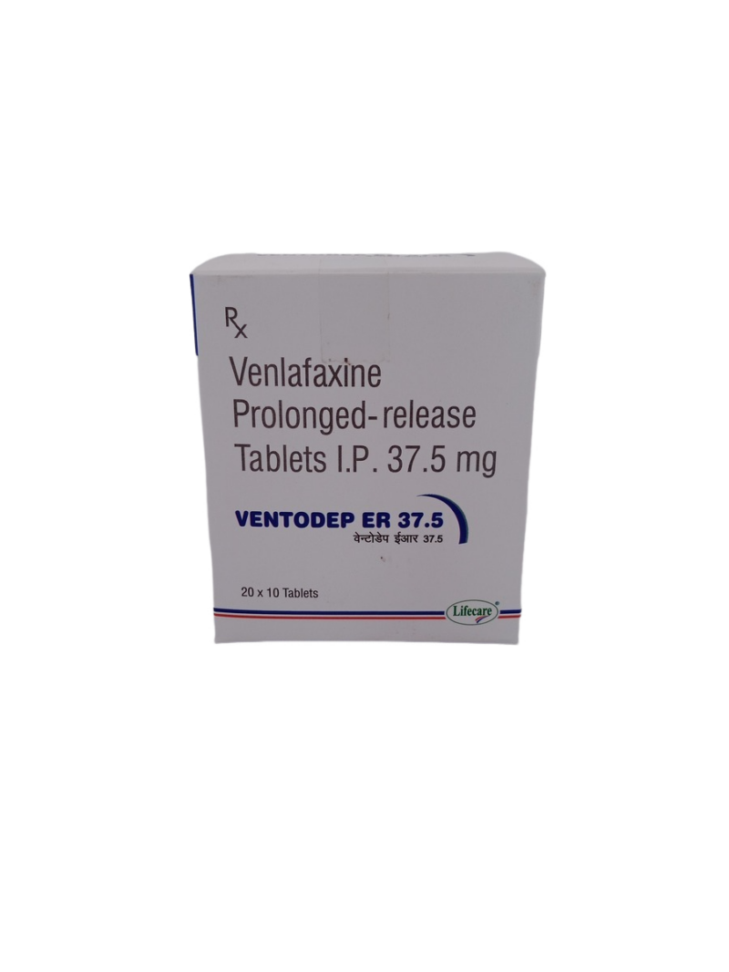 VENTODEP ER 37.5 MG - 10 TABLETS