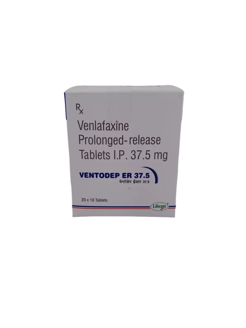 VENTODEP ER 37.5 MG - 10 TABLETS