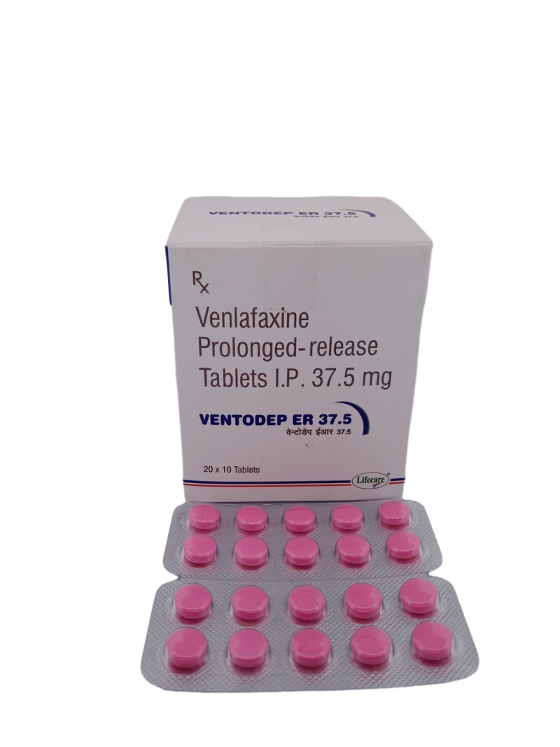 VENTODEP ER 37.5 MG - 10 TABLETS - Image 2