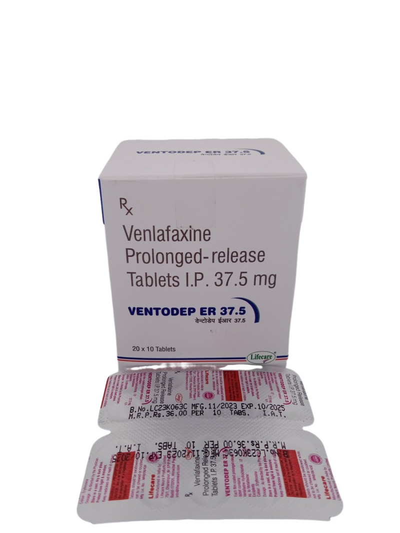 VENTODEP ER 37.5 MG - 10 TABLETS - Image 3