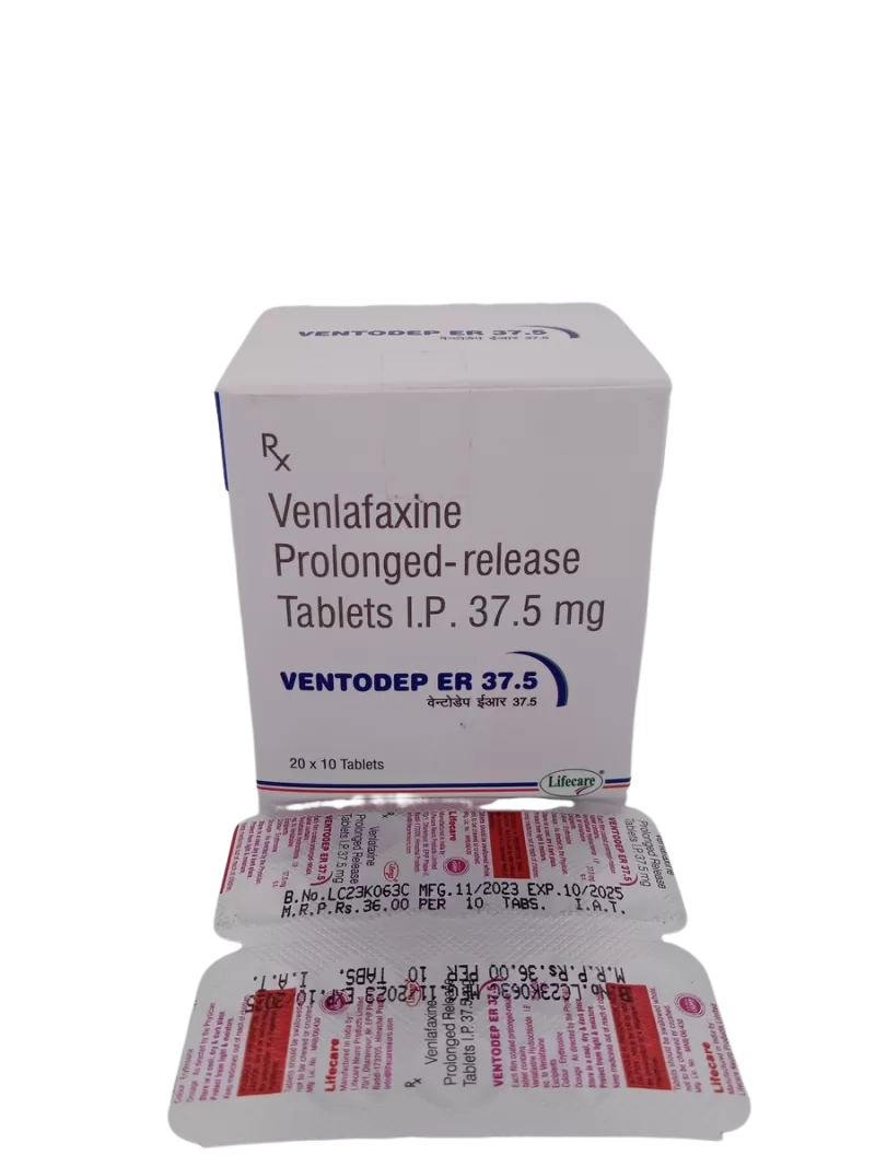 VENTODEP ER 37.5 MG - 10 TABLETS - Image 3