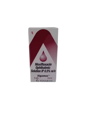 VIGAMOX 5 MG - 1 BOTTLE OF 5ML