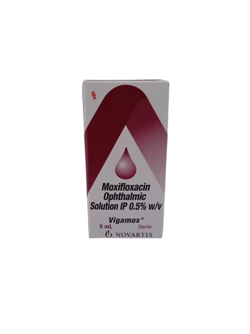 VIGAMOX 5 MG - 1 BOTTLE OF 5ML