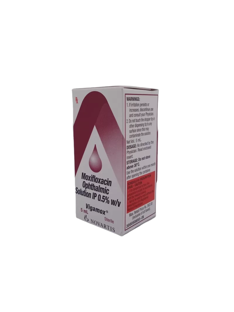 VIGAMOX 5 MG - 1 BOTTLE OF 5ML - Image 3