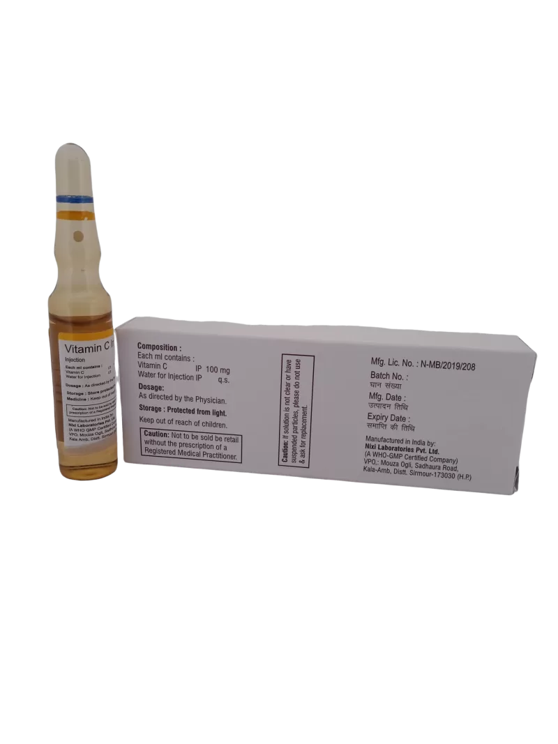 VITAMIN C INJECTION - 1 AMPOULE OF 5ML - Image 3