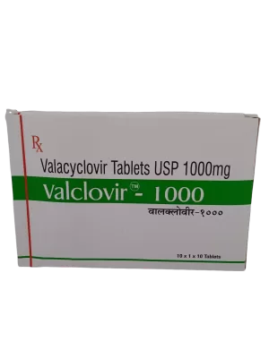 VALCLOVIR 1000 MG - 10 TABLETS