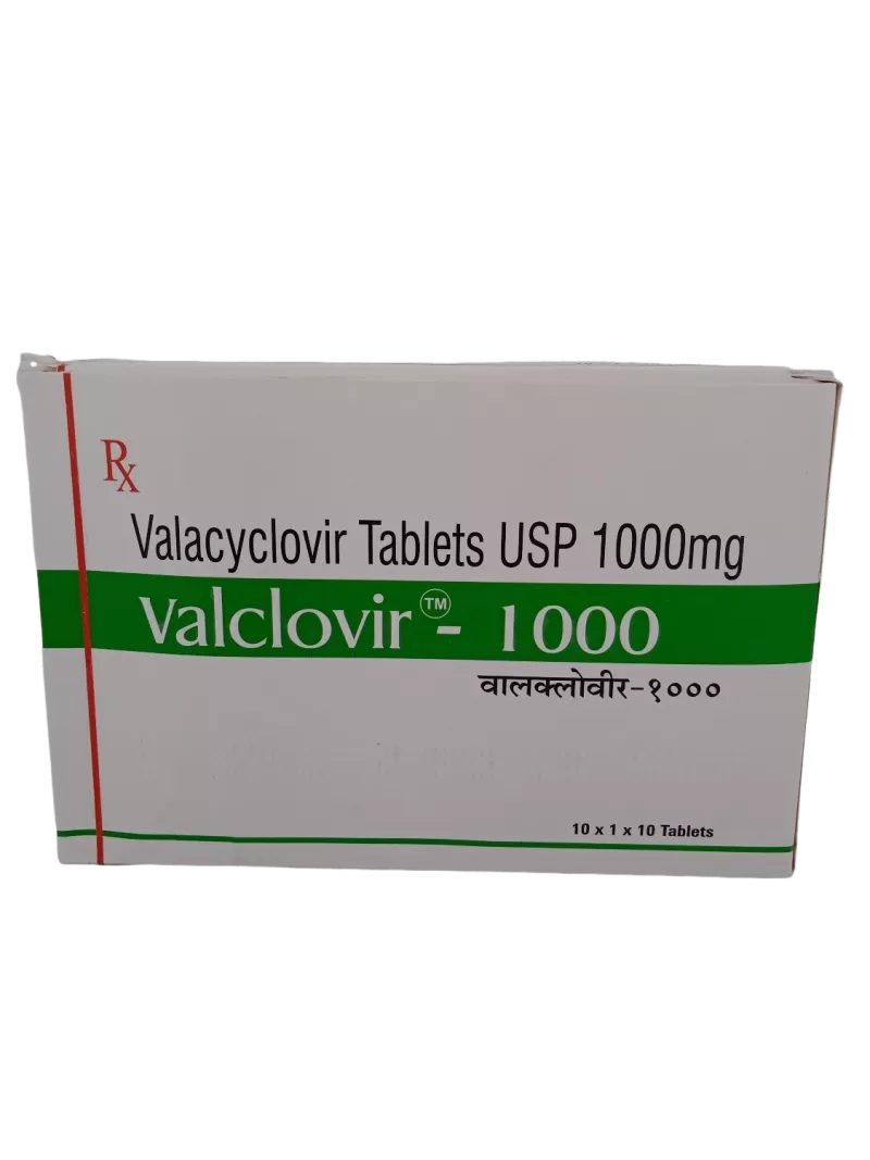 VALCLOVIR 1000 MG - 10 TABLETS