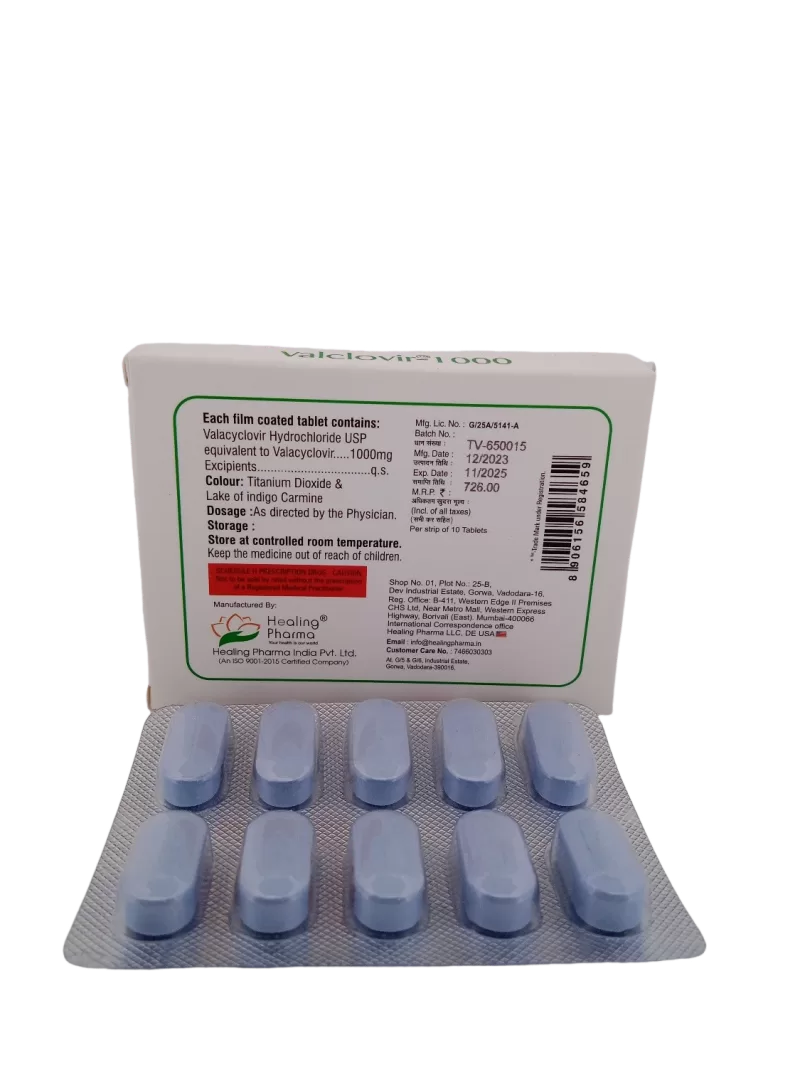 VALCLOVIR 1000 MG - 10 TABLETS - Image 4