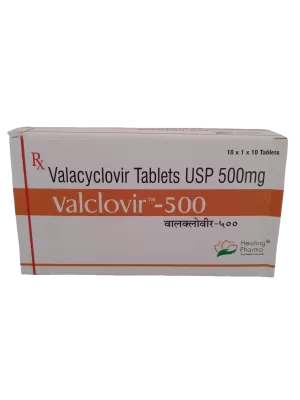 VALCLOVIR 500 MG - 10 TABLETS