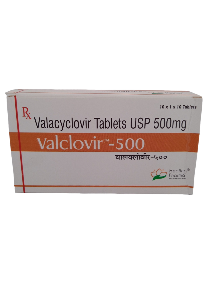 VALCLOVIR 500 MG - 10 TABLETS
