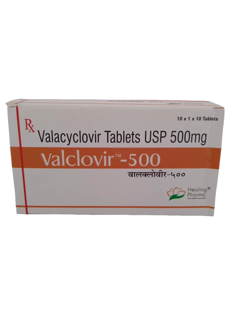 VALCLOVIR 500 MG - 10 TABLETS