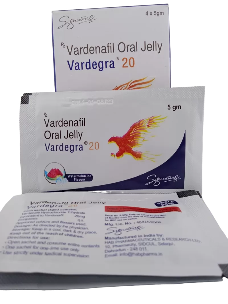 VARDEGRA 20 MG - 4 SACHETS - Image 2