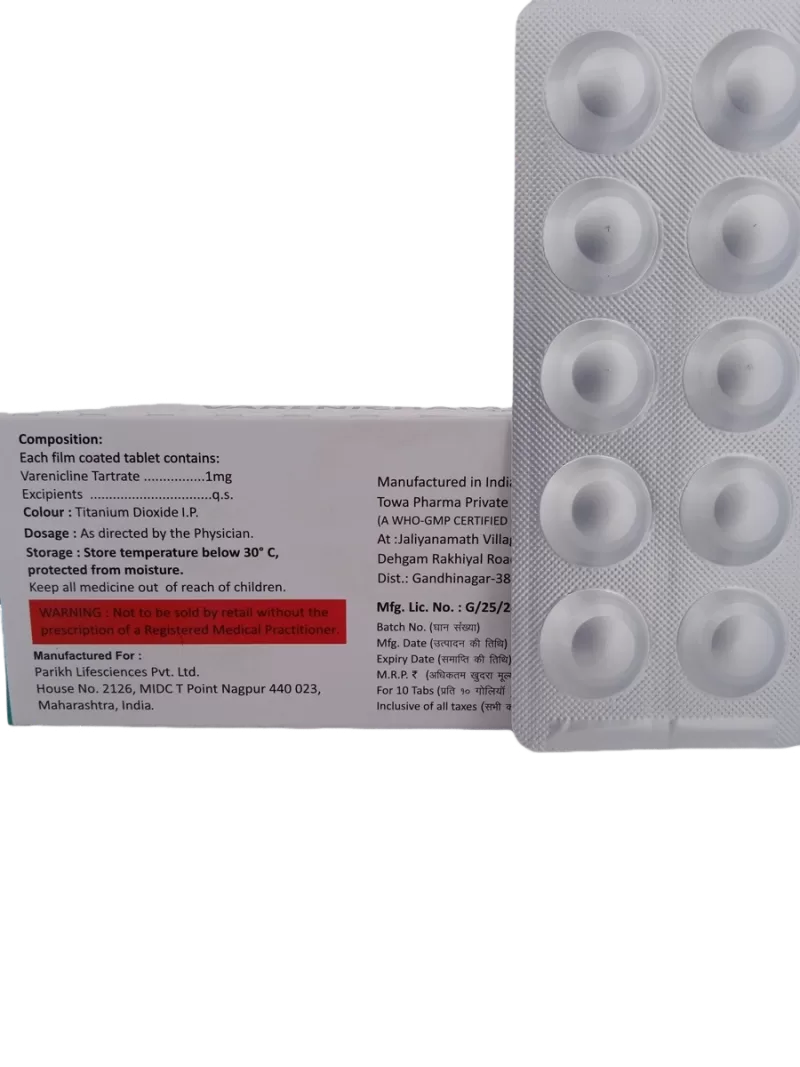 VARENICHAMP 1 MG - 10 TABLETS - Image 4