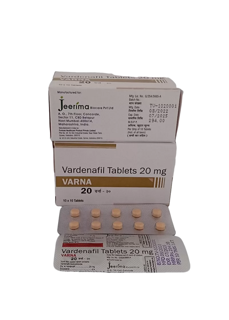 VARNA 20 MG - 10 TABLETS
