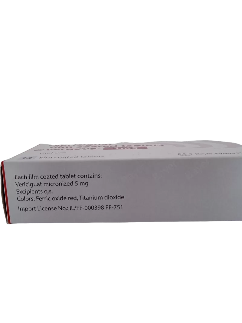 VERQUVO 5 MG - 14 TABLETS - Image 4