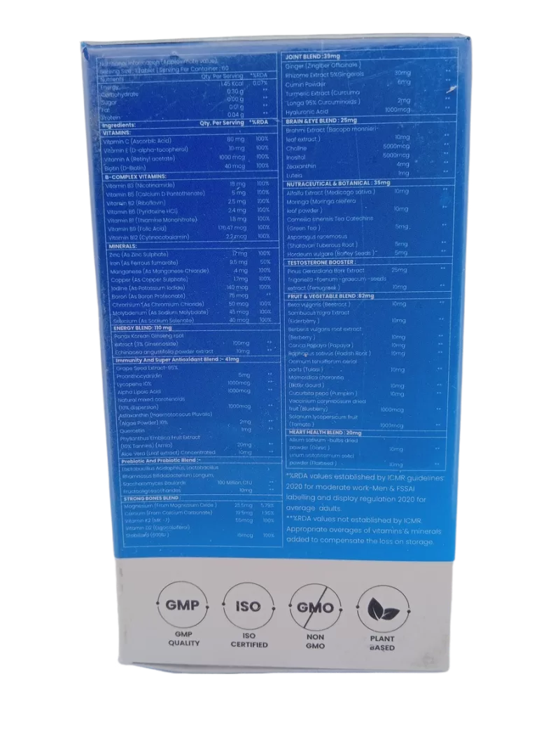 VESCA MULTIVITAMIN FOR MEN - 60 TABLETS - Image 4