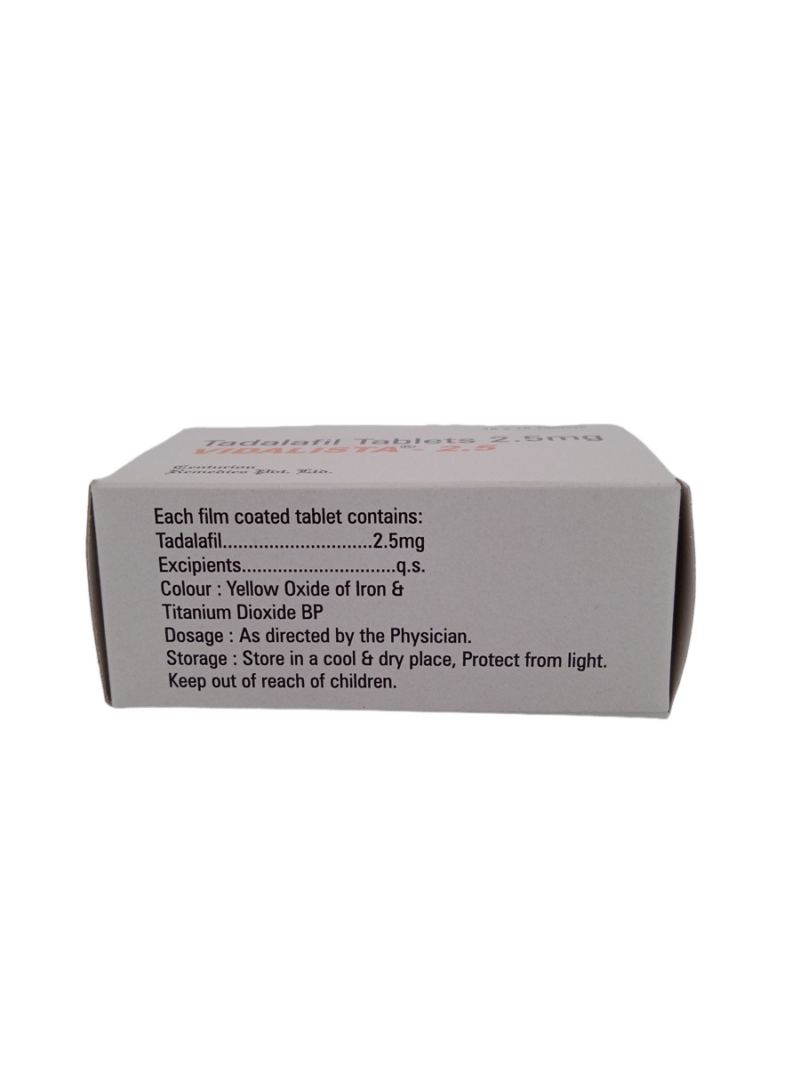 VIDALISTA 2.5 MG - 10 TABLETS - Image 4