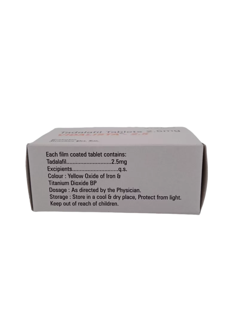 VIDALISTA 2.5 MG - 10 TABLETS - Image 4
