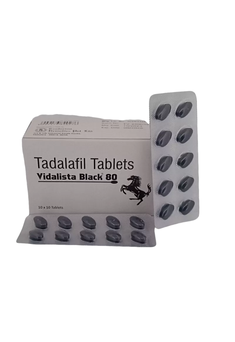 VIDALISTA BLACK 80 MG - 10 TABLETS