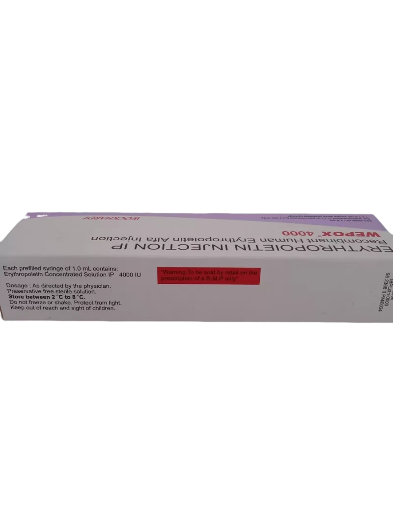 WEPOX 4000 IU - 1 PRE-FILLED SYRINGE OF 1ML - Image 2