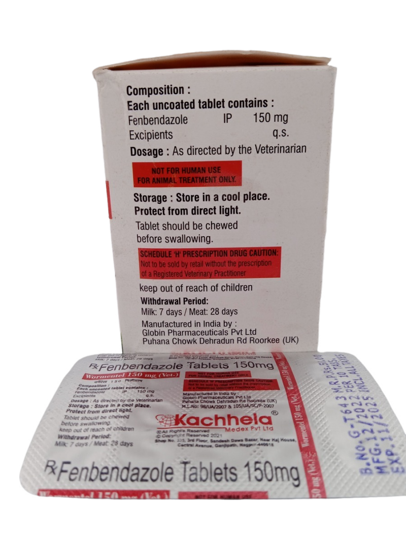 WORMENTEL 150 MG - 10 TABLET - Image 4