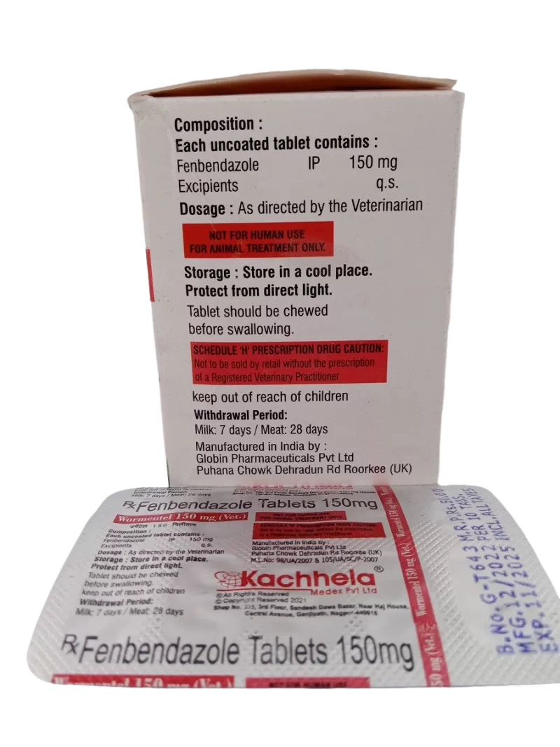 WORMENTEL 150 MG - 10 TABLET - Image 4