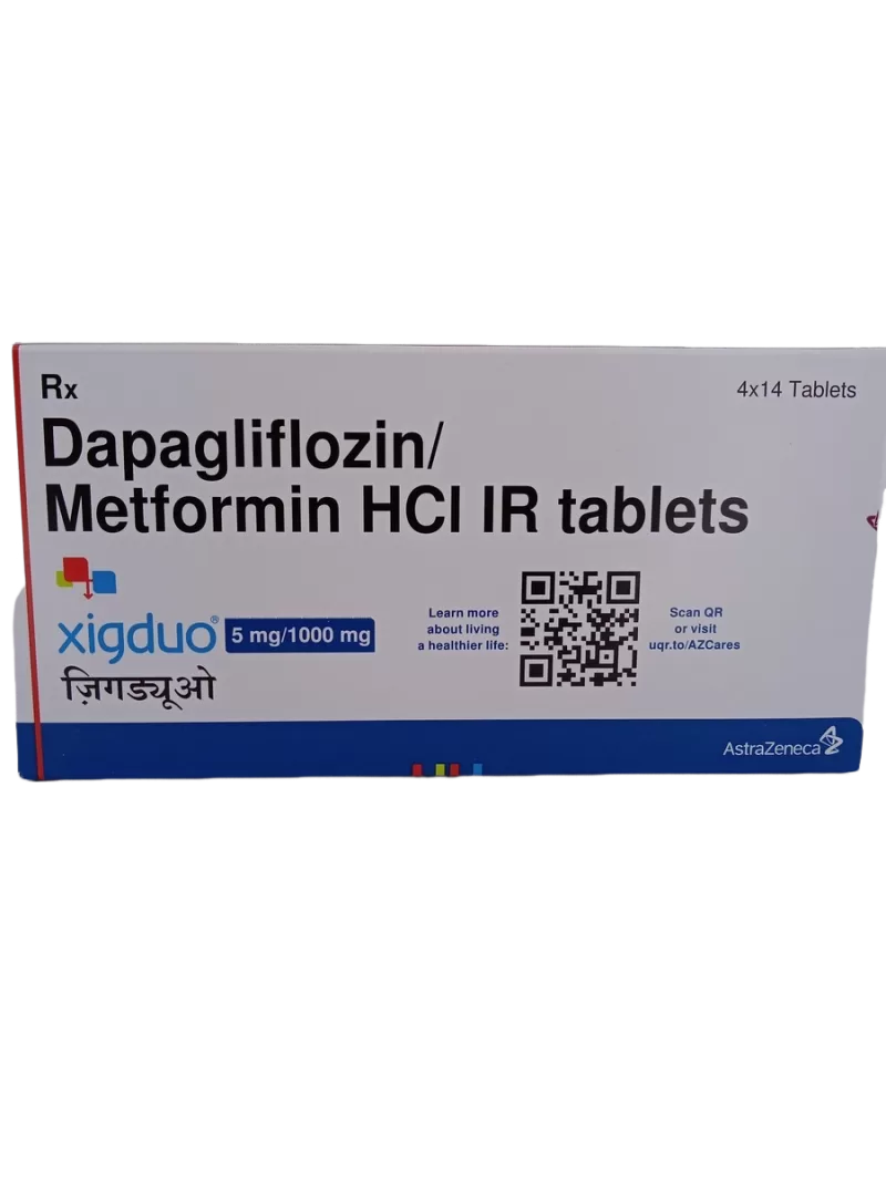 XIGDUO 5MG/1000MG - 14 TABLETS