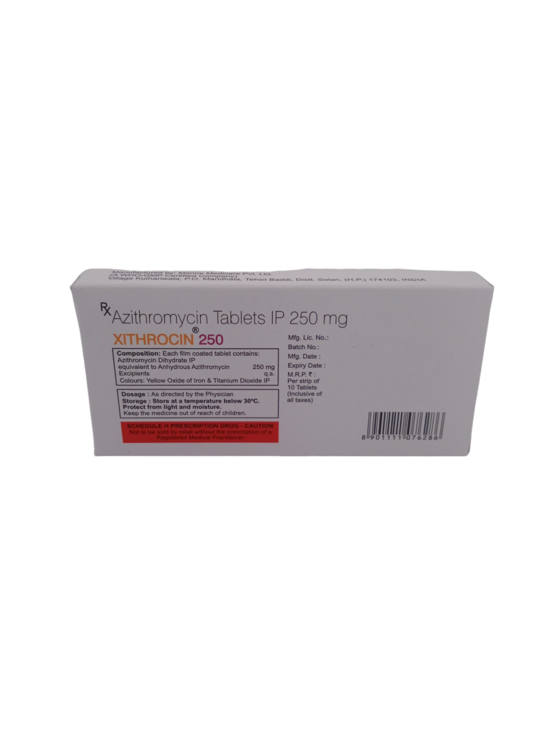 XITHROCIN 250 MG - 10 TABLETS - Image 4