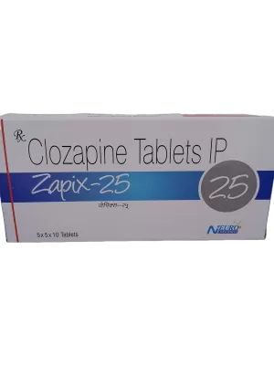 ZAPIX 25 MG - 10 TABLETS