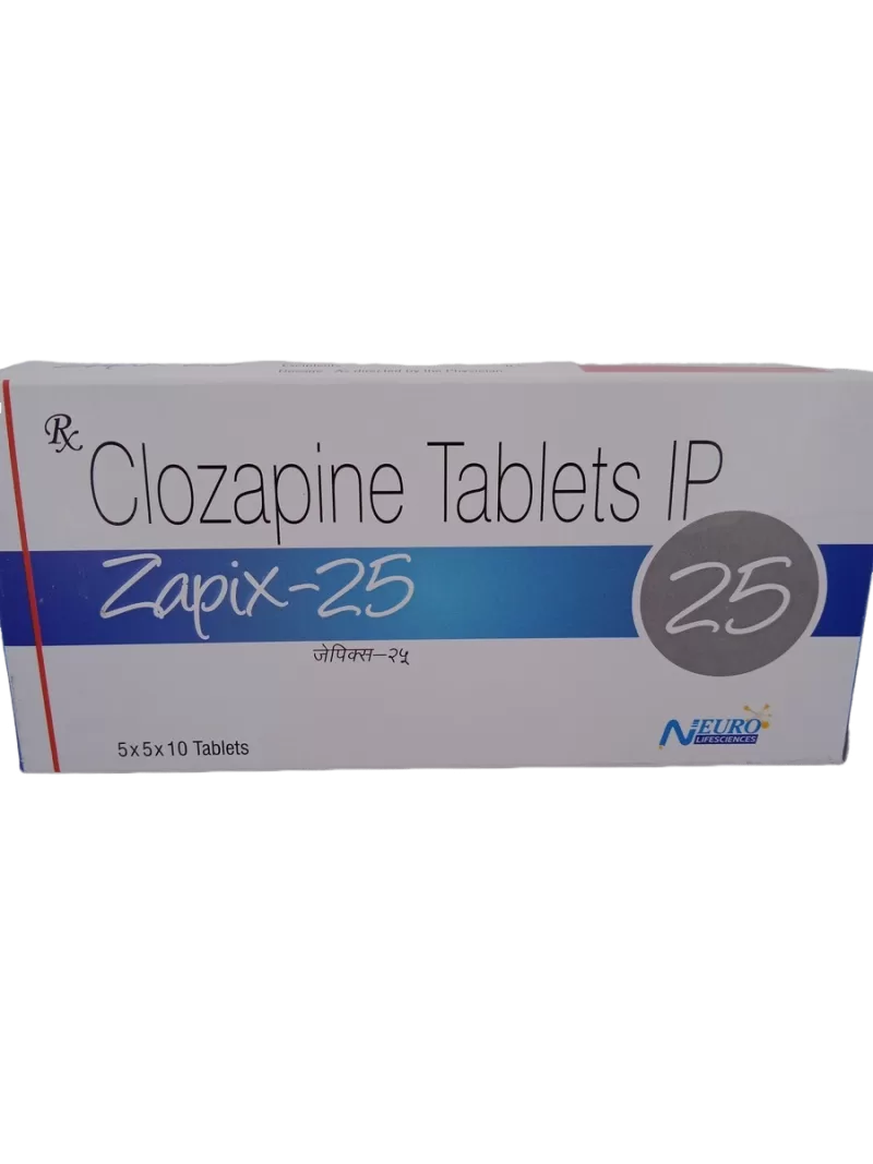 ZAPIX 25 MG - 10 TABLETS