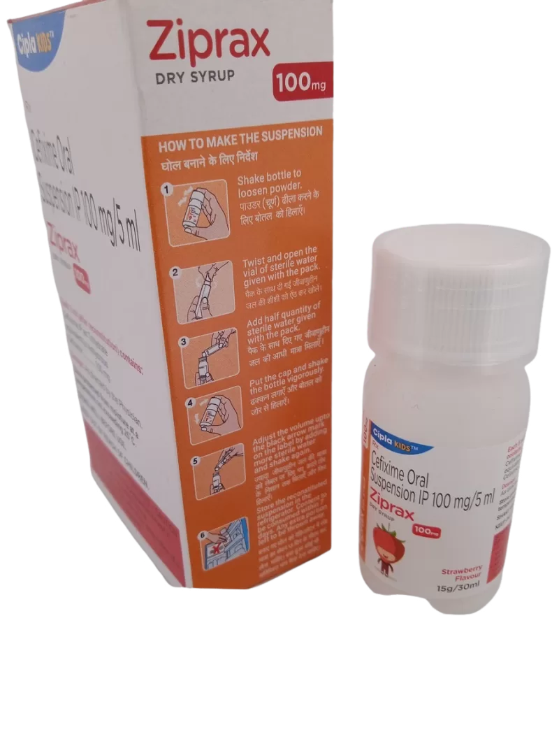 ZIPRAX DRY SYRUP 100 MG - 1 BOTTLE OF 15g/30ML - Image 3