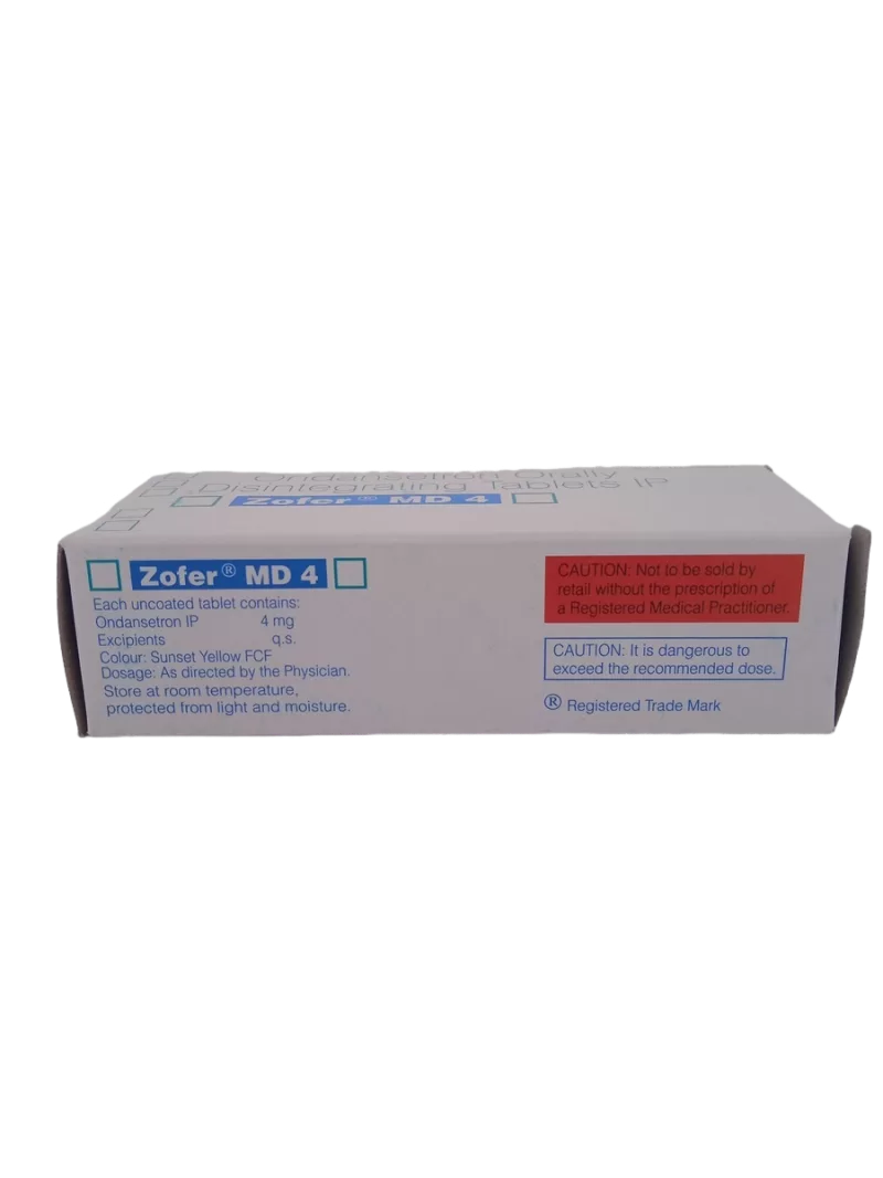 ZOFER MD 4 MG - 10 TABLETS - Image 3
