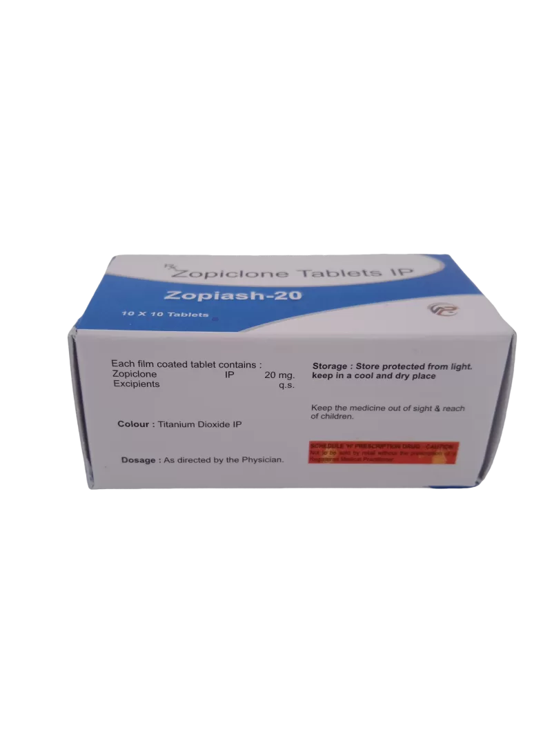 ZOPIASH 20 MG - 10 TABLETS - Image 3