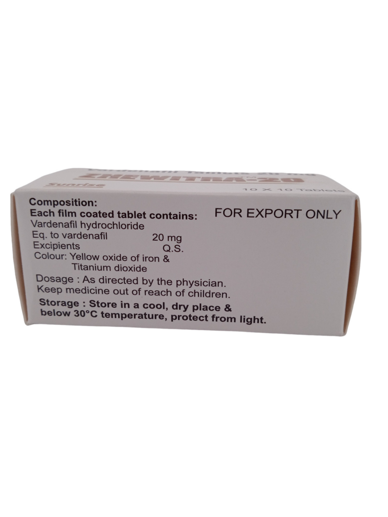 ZHEWITRA 20 MG - 10 TABLETS - Image 4