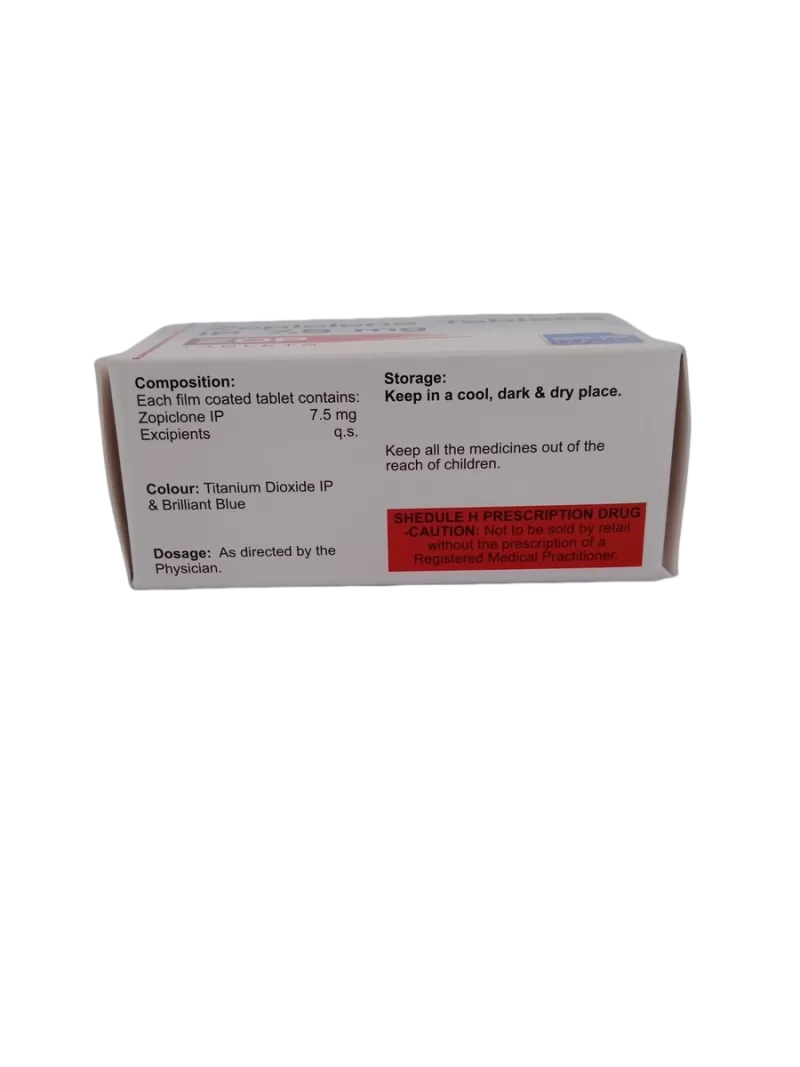 ZOP 7.5 MG - 10 TABLETS - Image 4