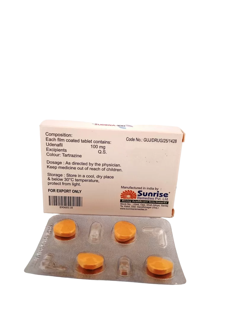 ZUDENA 100 MG - 4 TABLETS - Image 4