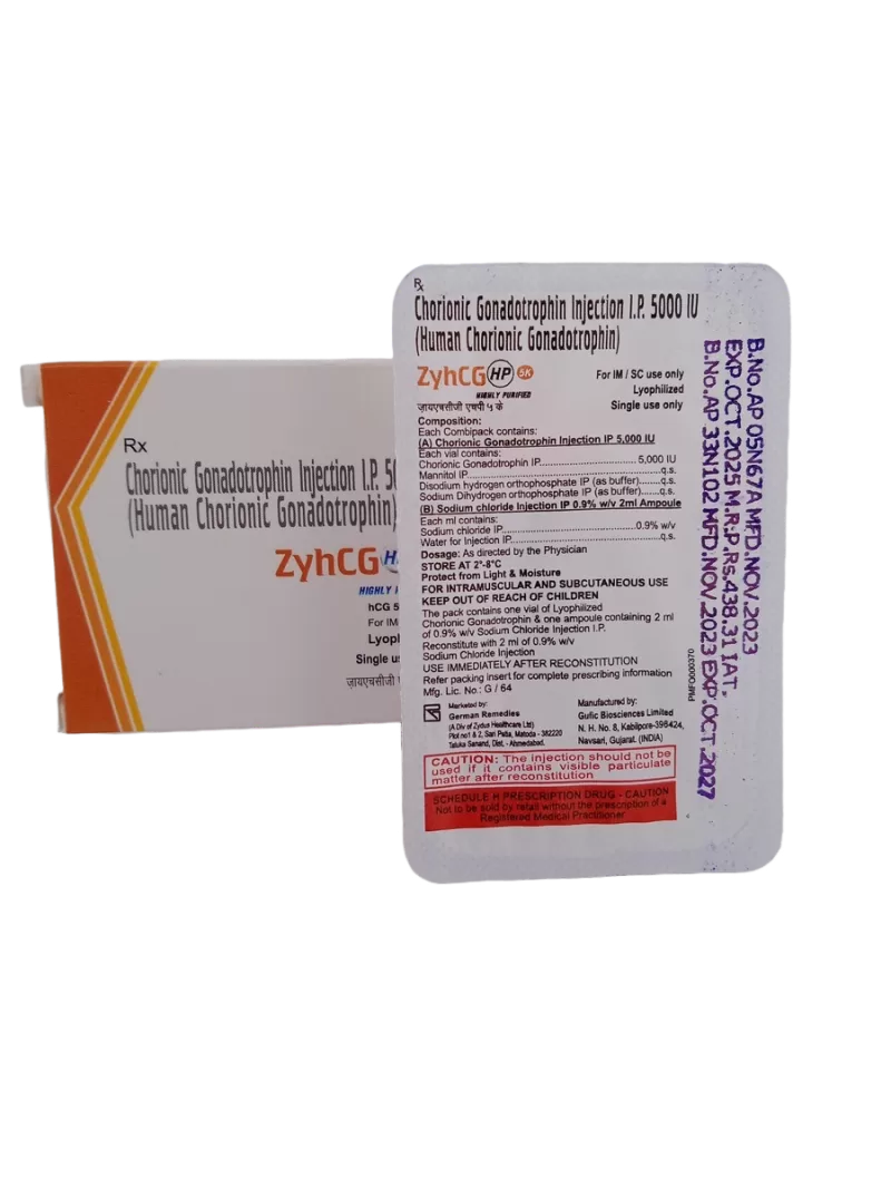 ZYHCG HP 5000IU - 1 AMPOULE - Image 4