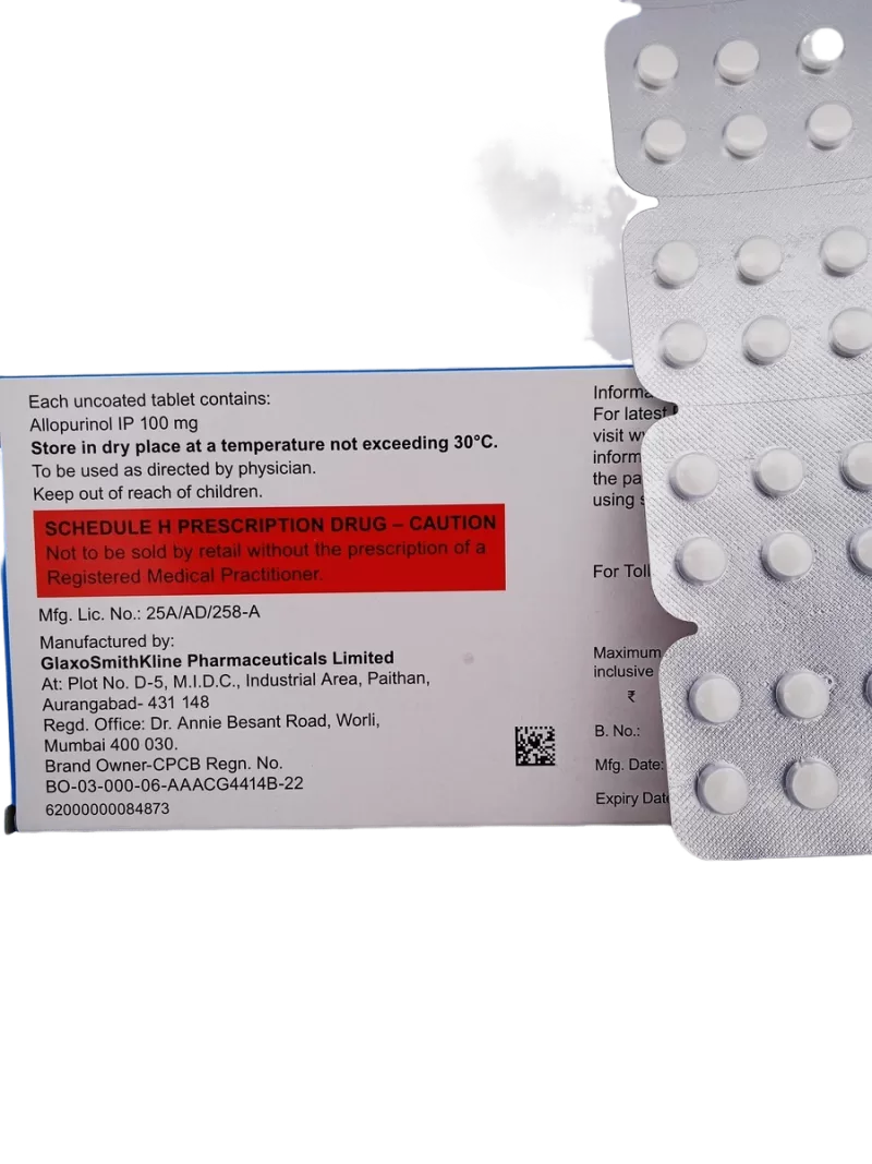 ZYLORIC 100 MG - 10 TABLETS - Image 4