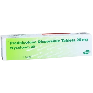 WYSOLONE DT 20MG - 15 TABLETS